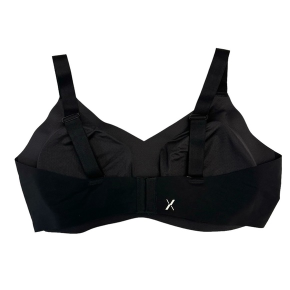 Knix Black Wide Strap Padded V-Neck Bra Size 8+, NWT - Picture 4 of 10